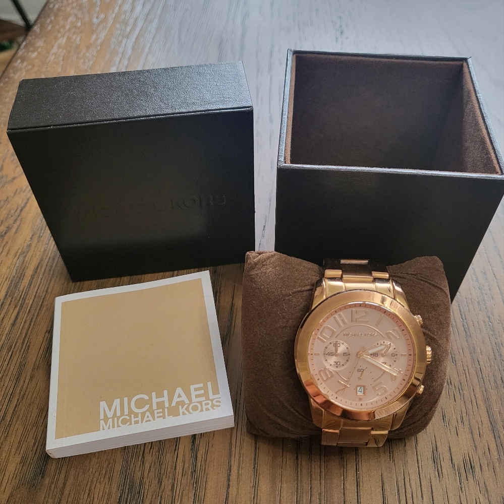 Michael Kors Rose Gold Watch